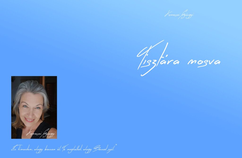 Kemecsei Gyöngyi: Tisztára mosva (borító)